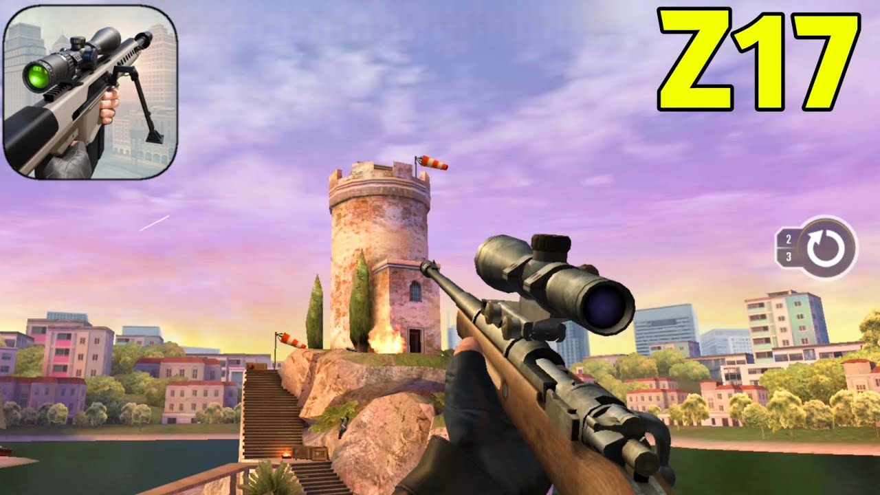 New Z17 (Pure Sniper) Old Town Missions 1-2-3-4-5-6 Android GamePlay