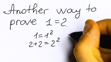 Another way to prove 1 = 2 | A Tricky Approach