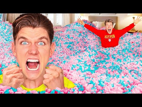 10 Funny Pranks!. +24 hour Prank WARS!!!*you can do at home * COLLINS ...