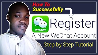 how to install and successful register new WeChat account step by step Tutorial screenshot 5