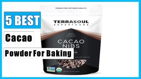 Best Cocoa Powder For Baking 2021 - Top 5 Cocoa Powder
