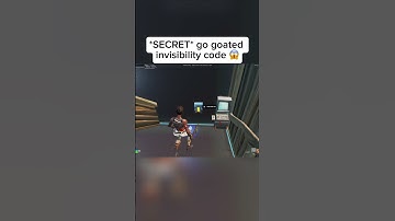 SECRET GO GOATED CODE! 🤫😱