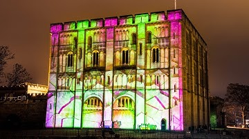 Norwich Castle 3D Projection Mapping Creative 2017