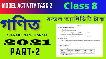 Model activity task math class 8 part 2 2021