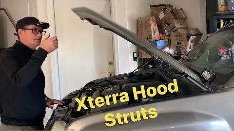 Hood Struts Upgrade on the Nissan Xterra. For Frontier and Pathfinder too.