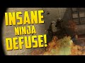 MOST INSANE NINJA DEFUSE! - CS GO Funny Moments in Competitive