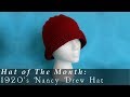 1920's Style Nancy Drew Cloche | Hat of The Month