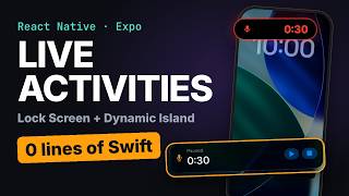 Information Expo Live Activities Tutorial: Lock Screen + Dynamic Island in React Native (No Swift) News