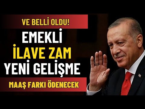 Emekliye Ek Zam Belli Oldu! Fark Ödemesi İçin Tarihler Açıklandı 2024