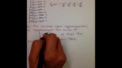 Taylor Polynomial for an Integral