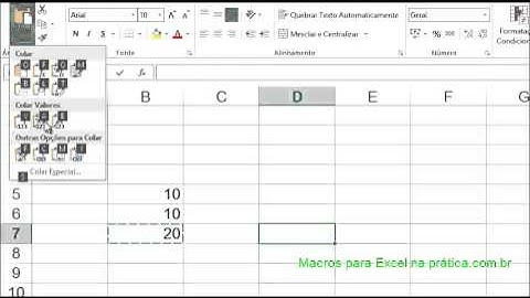 Shortcut Paste Values Excel