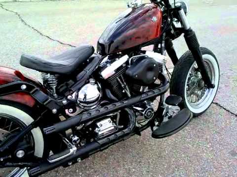  Harley Davidson Softail EVO  Bobber YouTube