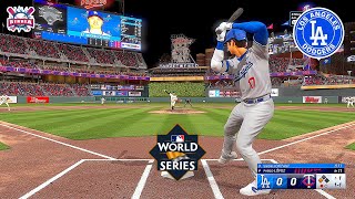 MLB The Show 24 Los Angeles Dodgers vs Minnesota Twins - World Series Final 2024 - Gameplay PS5 HD