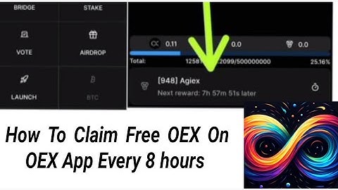 How To Claim Free OEX On OEX App Through the Power of Agiex AI