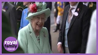 The Queen Receives a Huge Cheer on her Return to Royal Ascot