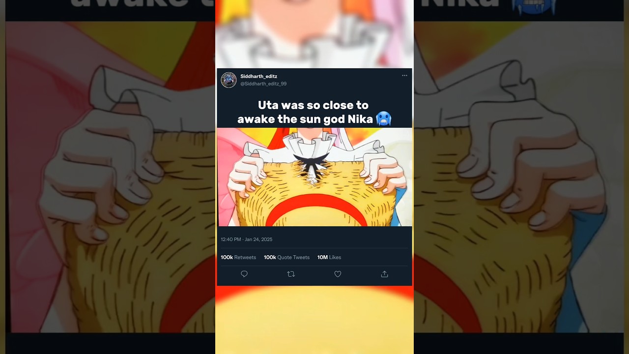 Uta was so close to awake sun god Nika 