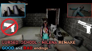 Cursed; School - Milena REMAKE | Good and Bad Endings screenshot 1
