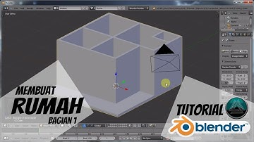 Modeling Rumah | bagian 1 | Dinding & Lantai| Tutorial Dasar Blender 3D Lengkap HD