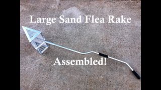 Large Sand Flea Rake - Assembled!