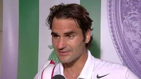 Roger Federer post-match interview - Wimbledon 2014