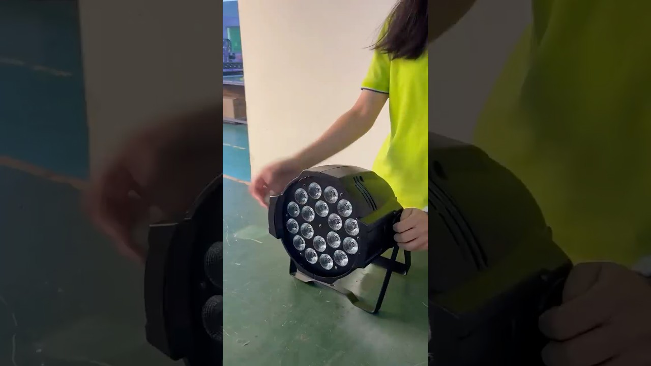 Make a splash with Waterproof 18pcs 18w Par Light for your beach parties