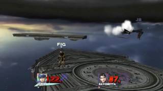 Bayonetta VS Level 50 Marth Amiibo (No Customizations)