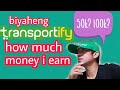 How much is my daily income wt transportify