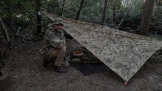 Wild camping - British Army Kit.