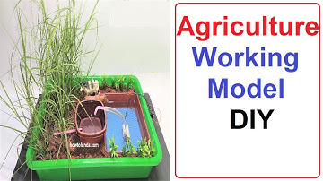 agriculture working model | inspire award science project | DIY at home | howtofunda