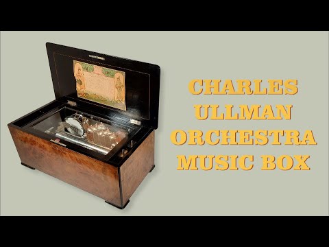 Antique Charles Ullman Orchestra Music Box C. 1890 - YouTube