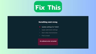 How to Fix Streamlabs not working