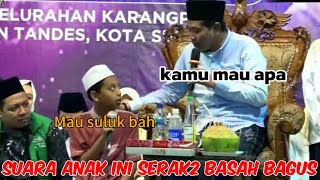 Anak pandai Suluk‼️..Abah anza terhipnotis suaranya