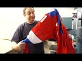 ЧМ-2017. Нанесение фамилий и номеров на игровые свитера