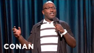 Hannibal Buress: Eating With A Napkin On Your Lap Is For Babies | CONAN on TBS