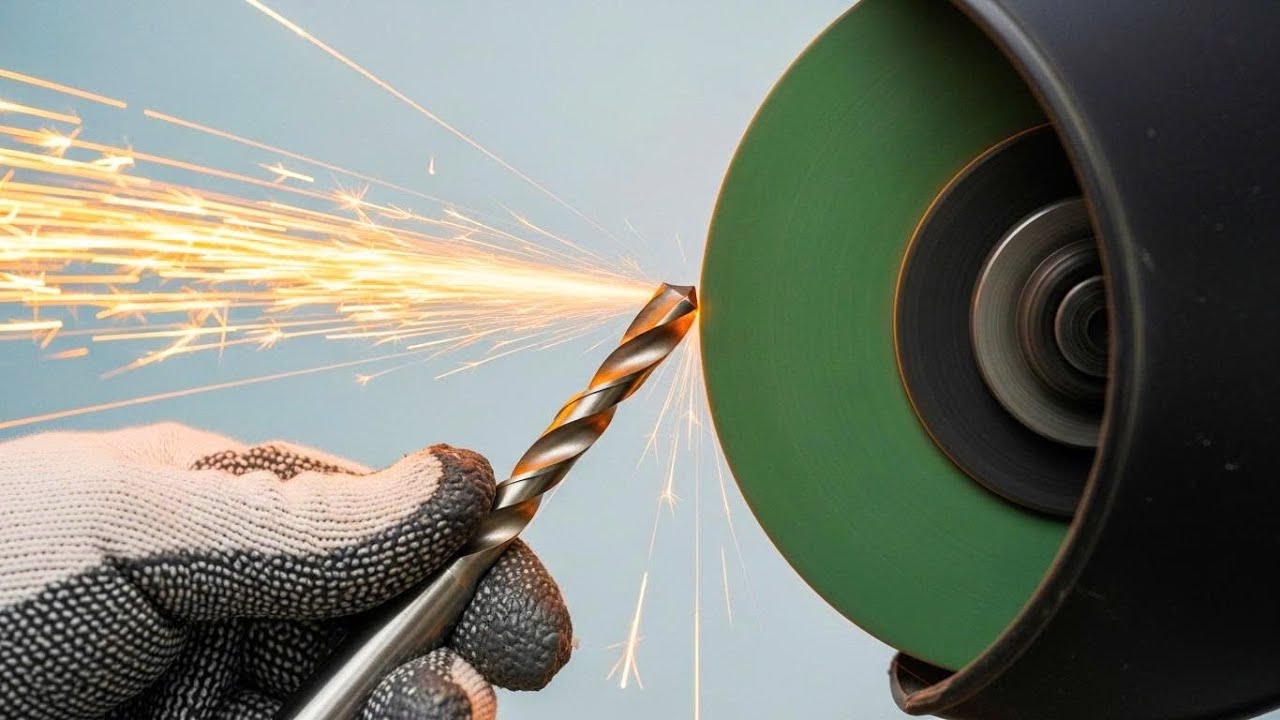 Метод заточки с другой планеты! Легко сверлите что угодно за 2 минуты | Острый как бритва