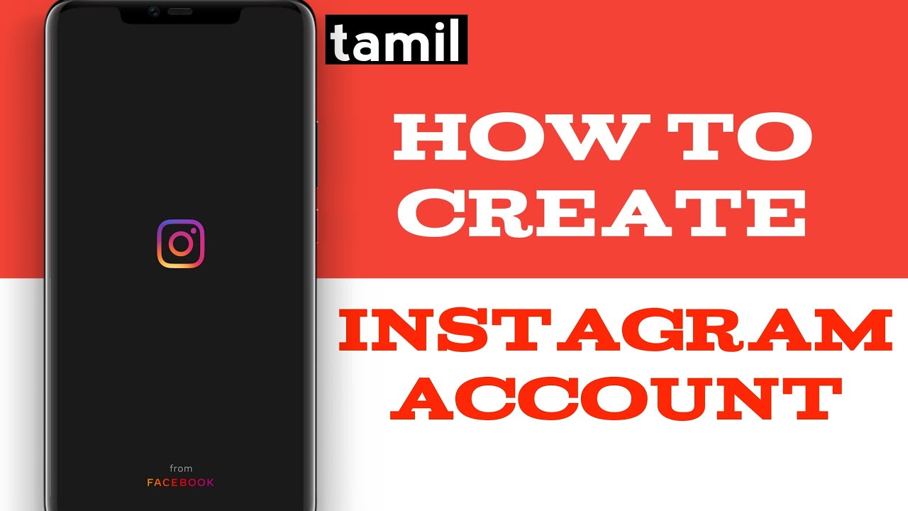 How to create Instagram account Tamil Tech In Instagramcreate