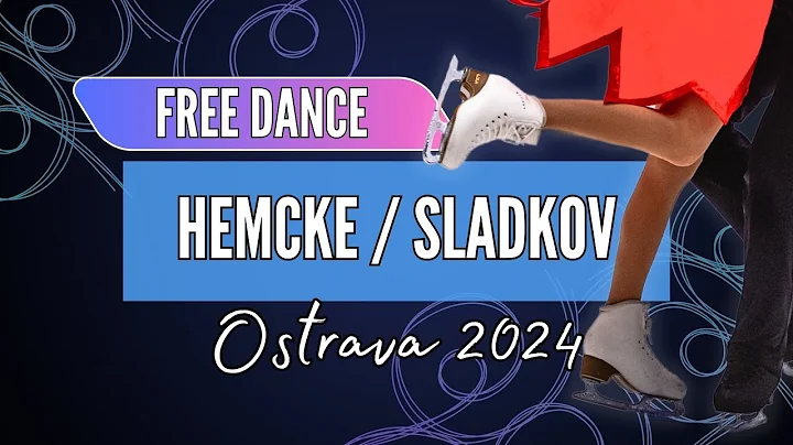 Nelly Elisa HEMCKE / Artyom SLADKOV (GER) | Junior Ice Dance Free Dance | Ostrava 2024