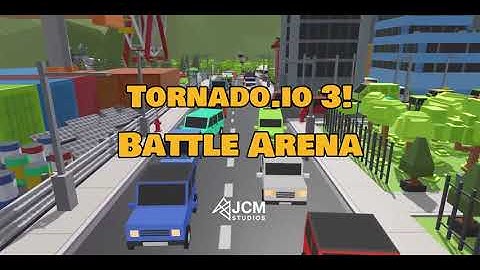 Tornado.io 3! Battle Arena - Small Town Gameplay