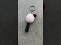 Crochet Armybomb keychain #btslightstick #creative #crochet #ideas #handmade #easycraft #shortsfeed