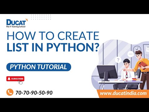 How to Create List in Python | Tutorial in Hindi | Ducat