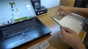 Laptop screen replacement / How to replace laptop screen Dell Precision M4400