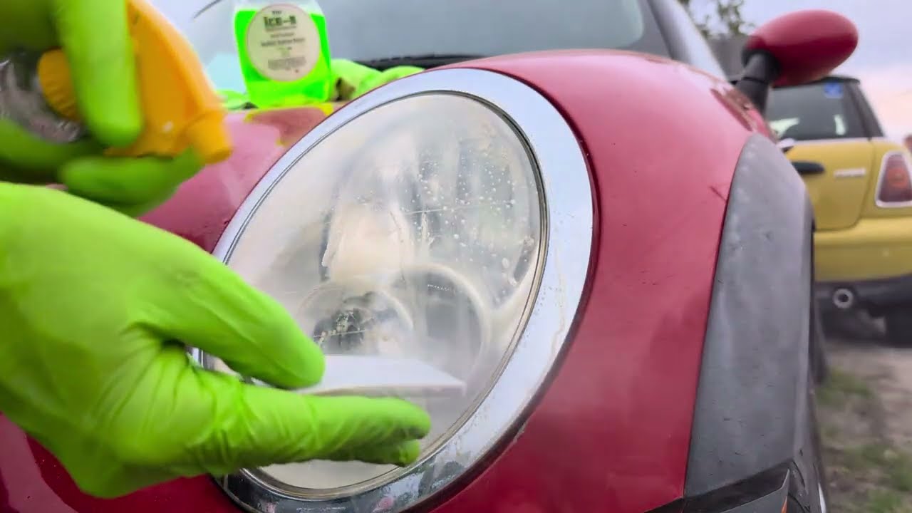 2 minute and 52 second headlight restoration with Ice-9 Kits. The SMART way to restore headlights