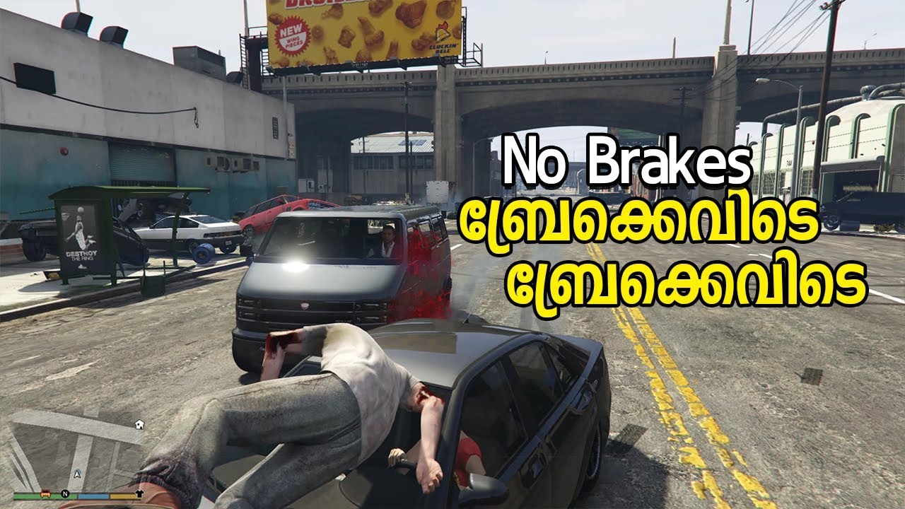 I removed BRAKES from ALL cars and here's what happened!! (GTA 5 Mods Gameplay)