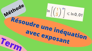 Résoudre une inéquation avec une inconnue à l’exposant