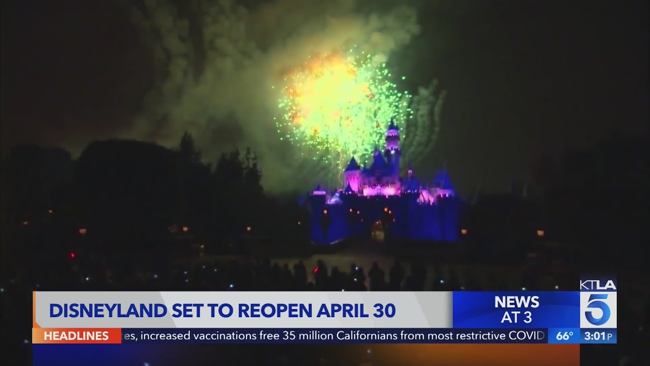 Disneyland Set to Reopen April 30