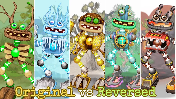 All Epic Wubbox - Sound and Animation | Original vs Reversed version | My Singing Monsters 4K
