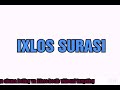 IXLOS SURASI/ихлос сураси