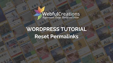 How to reset Permalinks in WordPress Not found 404 error | Webful Creations