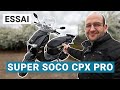 Test super soco cpx pro  ce scooter lectrique 125 envoie des watts 