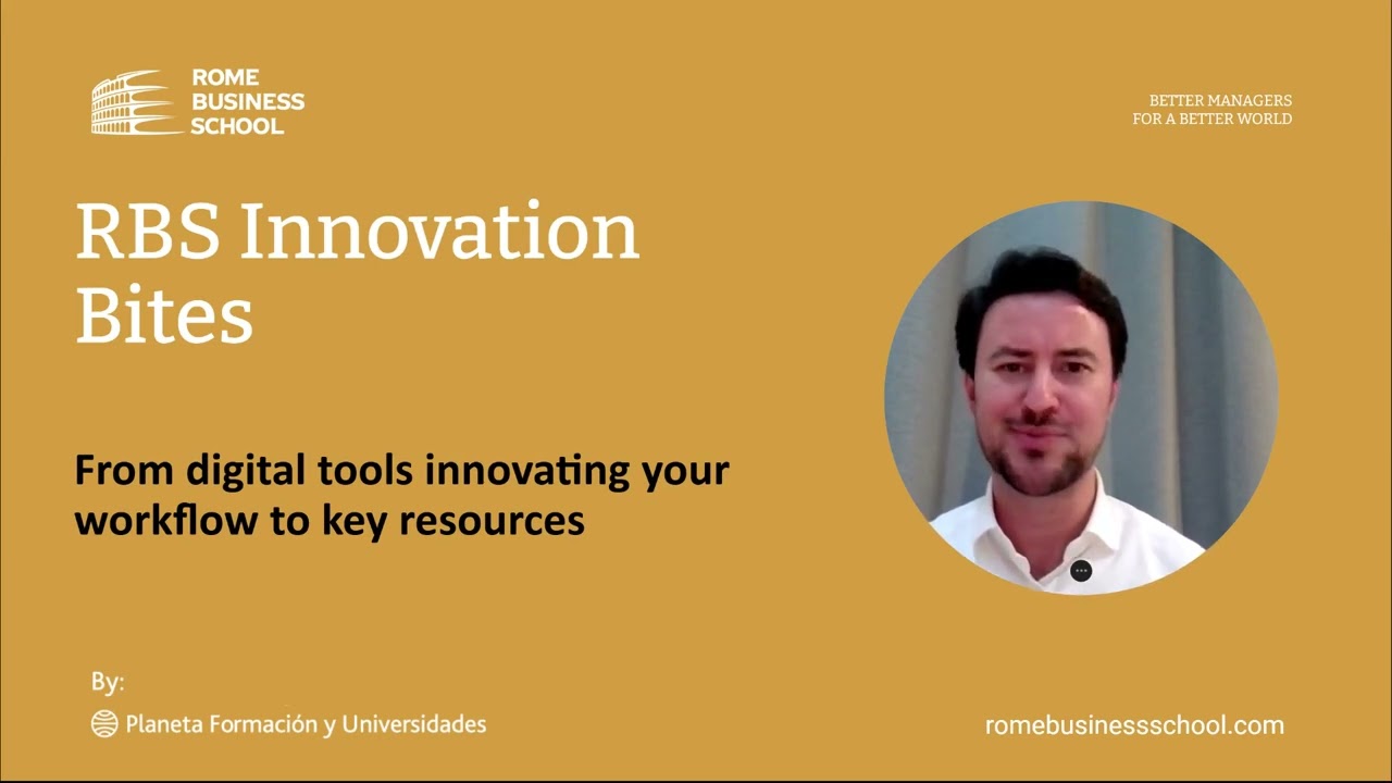 RBS Innovation Bites: Intro | Rome Business School